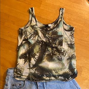 palm tree tank